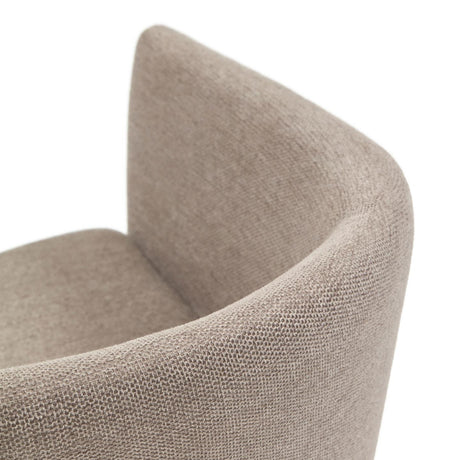 Harlan Stuhl aus brauner Chenille mit Beinen aus massiver Esche - ZEN ZONE