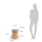 Mazy Beistelltisch Ø 40 cm - ZEN ZONE