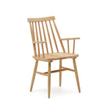 Tressia Stuhl mit Armlehnen DM und massives Kautschukholz lackiert natur - ZEN ZONE Furniture