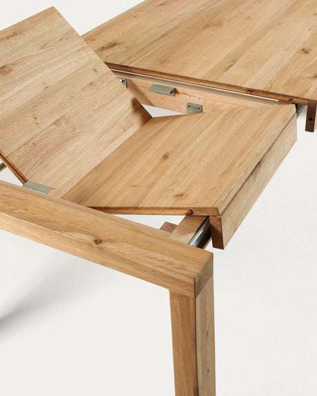 Briva Ausziehtisch aus Eichenfurnier mit natürlichem Finish 180 (230) x 90 cm - ZEN ZONE Furniture