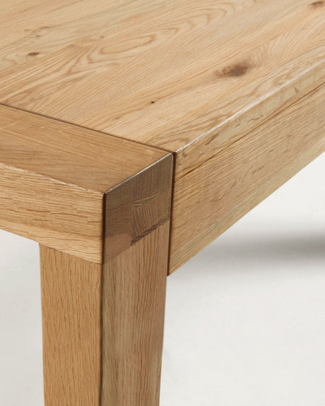 Briva Ausziehtisch aus Eichenfurnier mit natürlichem Finish 180 (230) x 90 cm - ZEN ZONE Furniture
