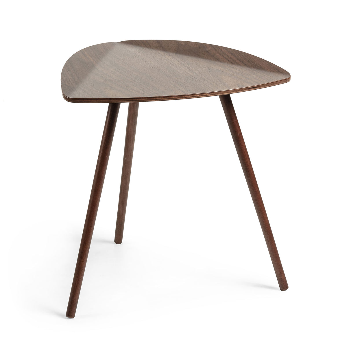 Damasc Beistelltisch Walnussfurnier 45 x 47 cm - ZEN ZONE