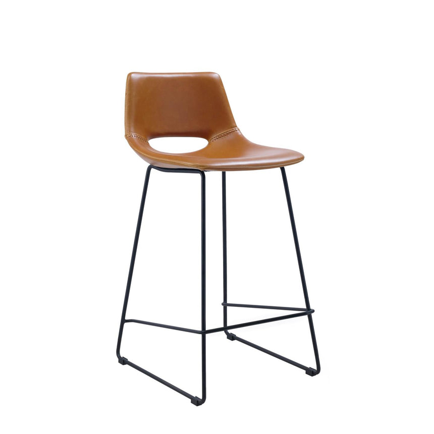 Zahara Barhocker Braun 65cm - ZEN ZONE Furniture