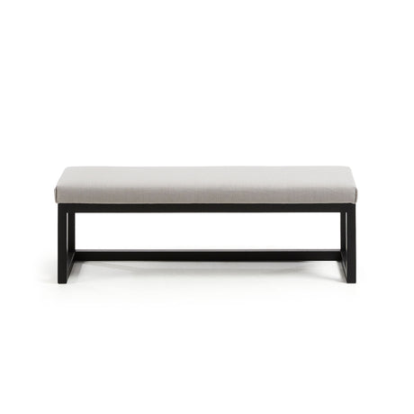 Loya Polsterbank in Grau 128 cm - ZEN ZONE Furniture