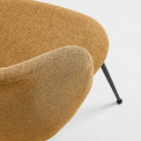 Minna Stuhl senfgelb und Stahlbeine mit schwarzem Finish - ZEN ZONE