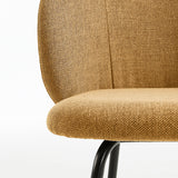 Minna Stuhl senfgelb und Stahlbeine mit schwarzem Finish - ZEN ZONE