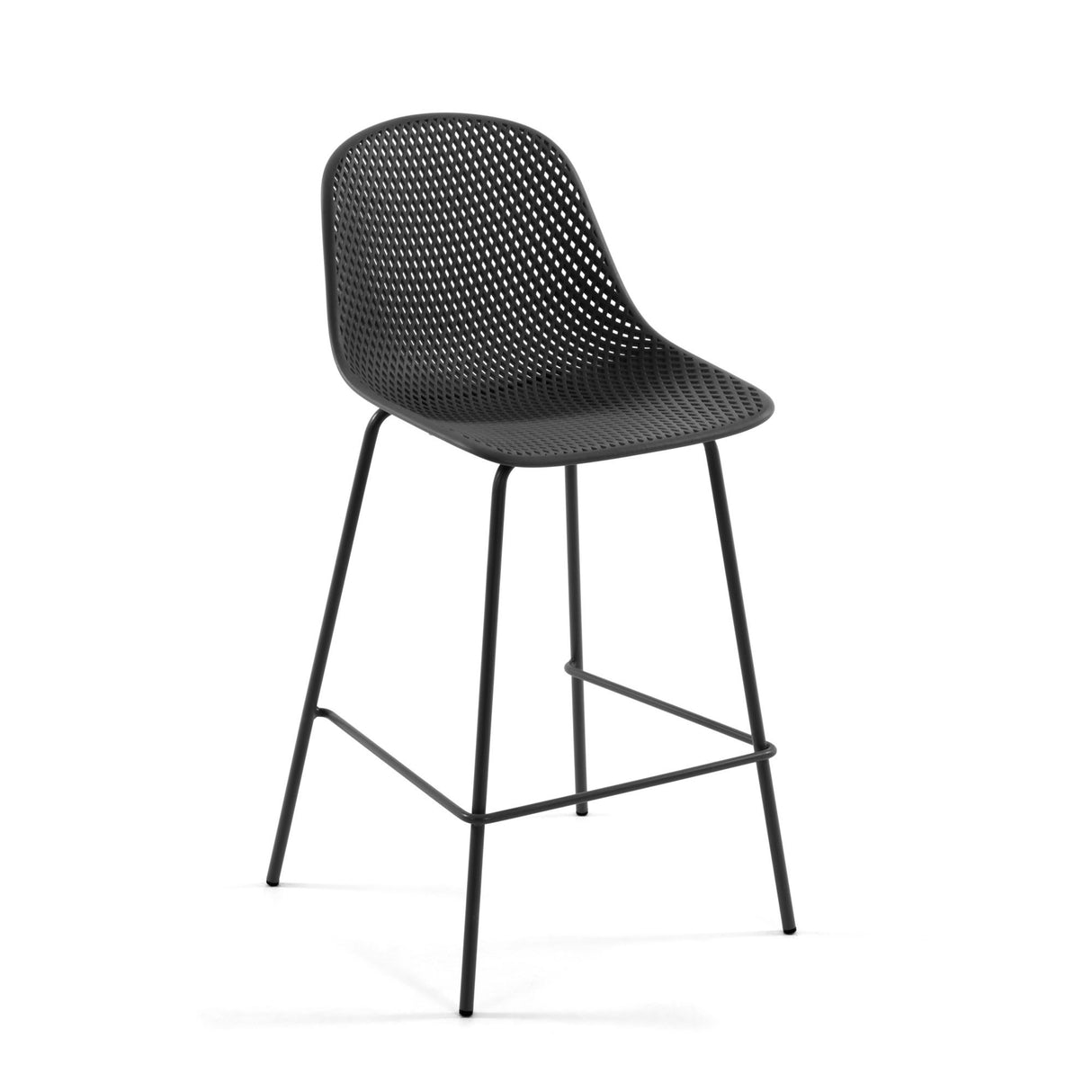 Outdoor Hocker Quinby grau Höhe 75 cm - ZEN ZONE Furniture