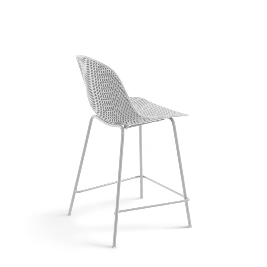 Outdoor Hocker Quinby weiß Höhe 65 cm - ZEN ZONE Furniture