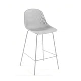 Outdoor Hocker Quinby weiß Höhe 75 cm - ZEN ZONE Furniture