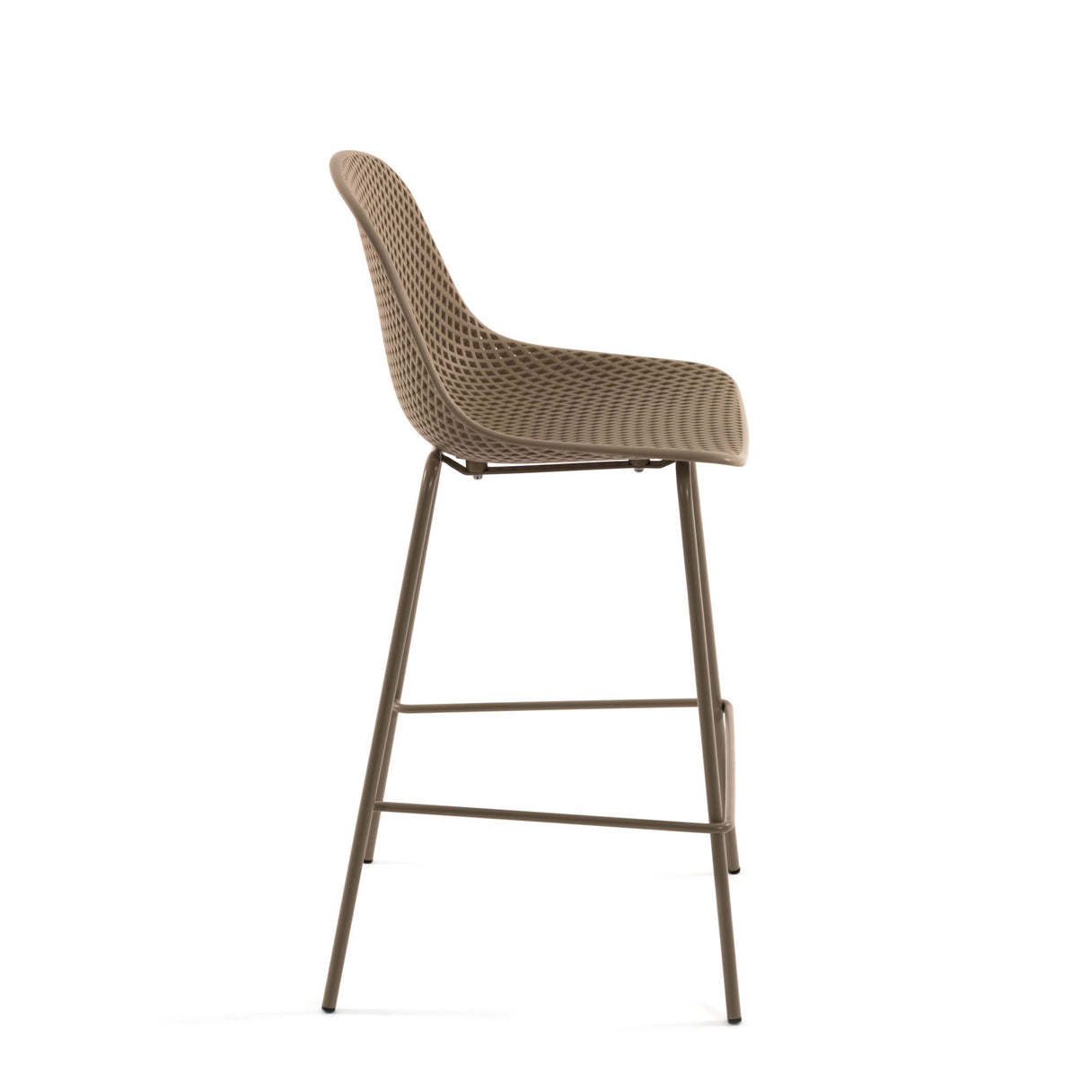 Quinby Barhocker beige Höhe 75 cm - ZEN ZONE Furniture