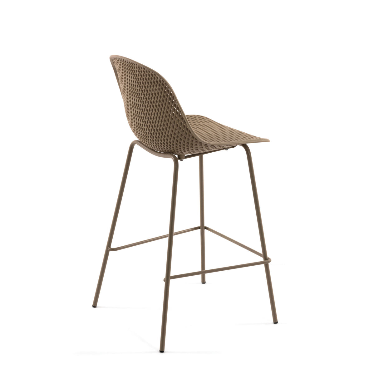 Quinby Barhocker beige Höhe 75 cm - ZEN ZONE Furniture
