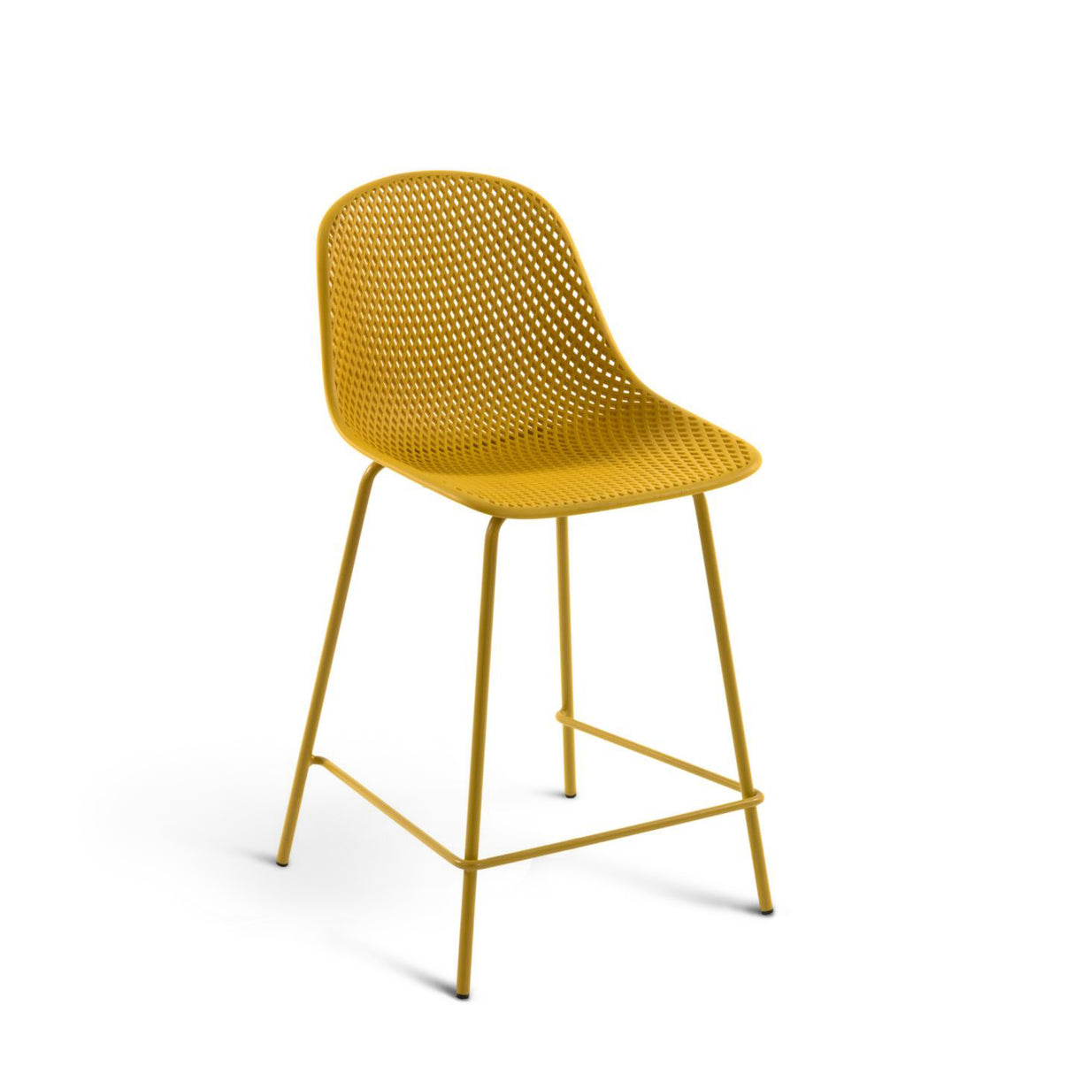 Outdoor Hocker Quinby gelb Höhe 65 cm - ZEN ZONE Furniture