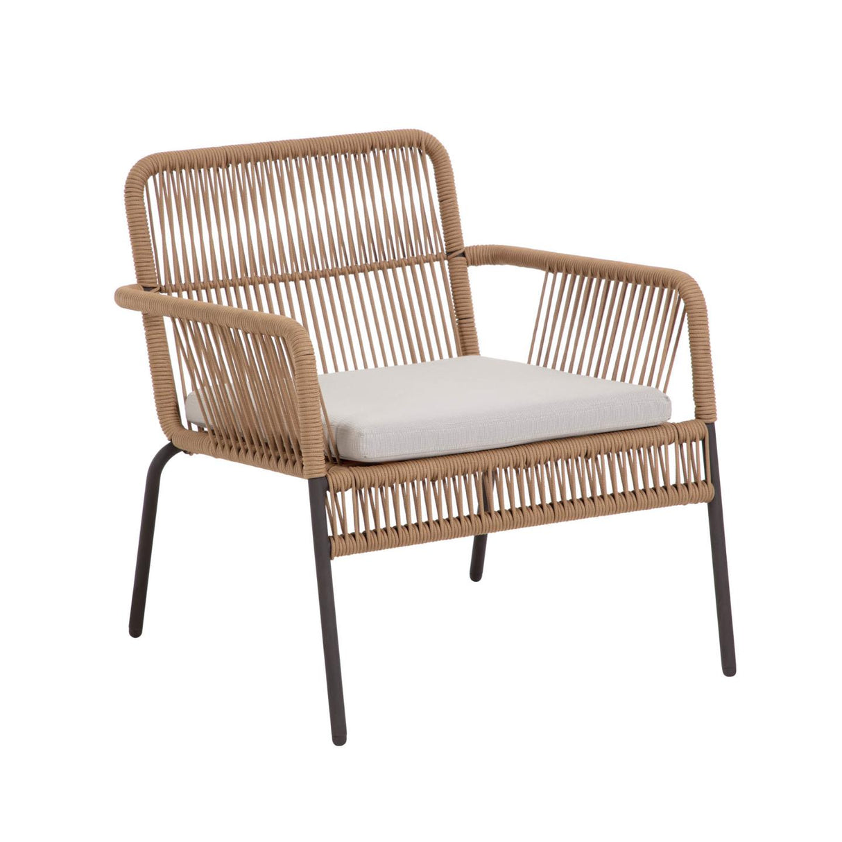 Samanta Sessel Seil in Beige - ZEN ZONE