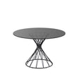 Niut Glas-Tisch Schwarz Ø 120 cm - ZEN ZONE Furniture