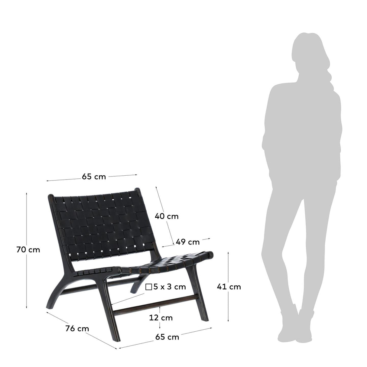 schwarzer Calixta Sessel - ZEN ZONE Furniture