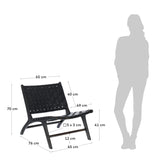 schwarzer Calixta Sessel - ZEN ZONE Furniture