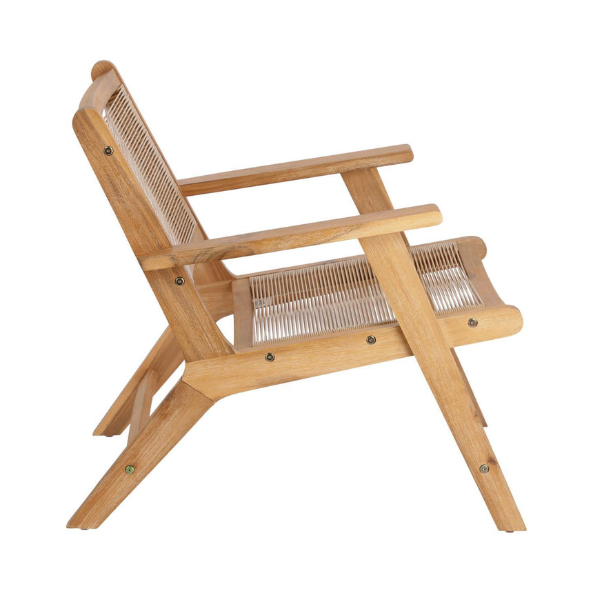 Geralda Sessel aus Akazienholz mit natürlicher Oberfläche FSC 100% - ZEN ZONE Furniture