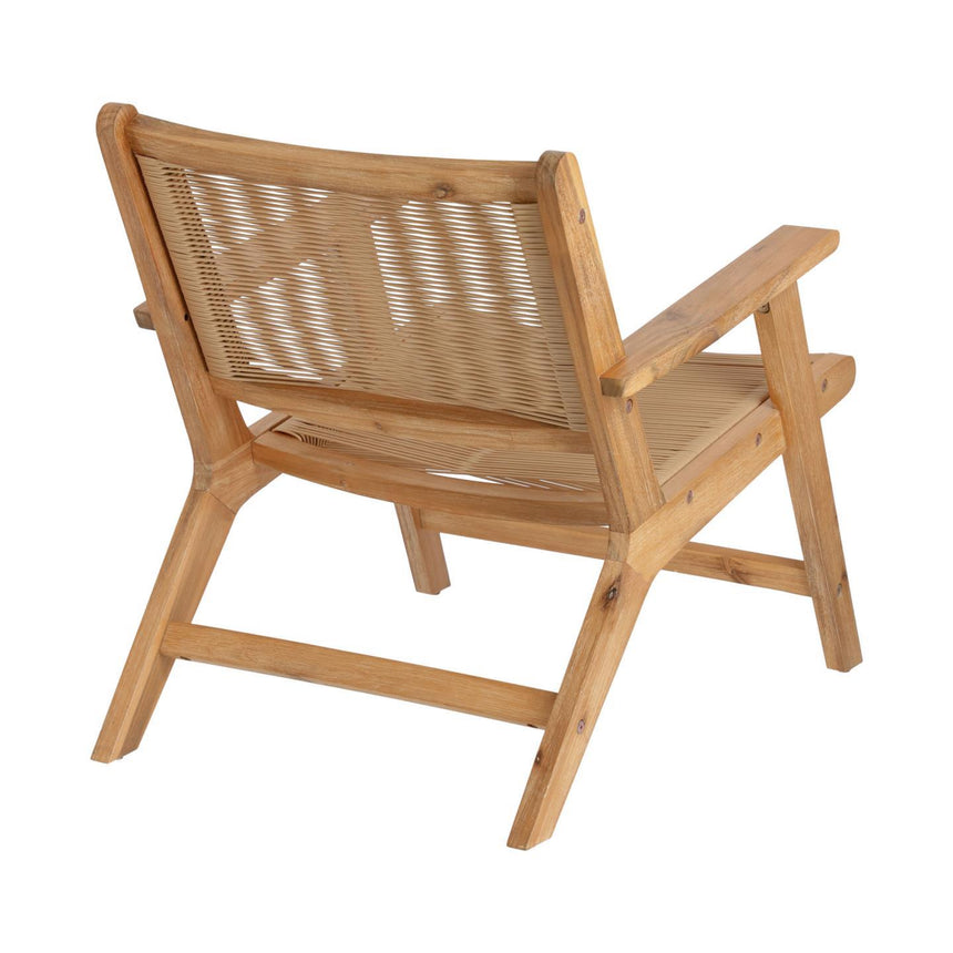 Geralda Sessel aus Akazienholz mit natürlicher Oberfläche FSC 100% - ZEN ZONE Furniture