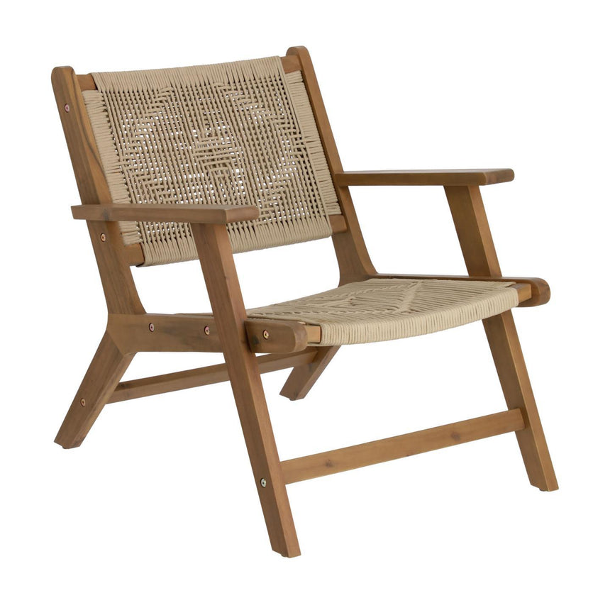 Geralda Sessel aus Akazienholz mit dunklem Finish FSC 100% - ZEN ZONE Furniture