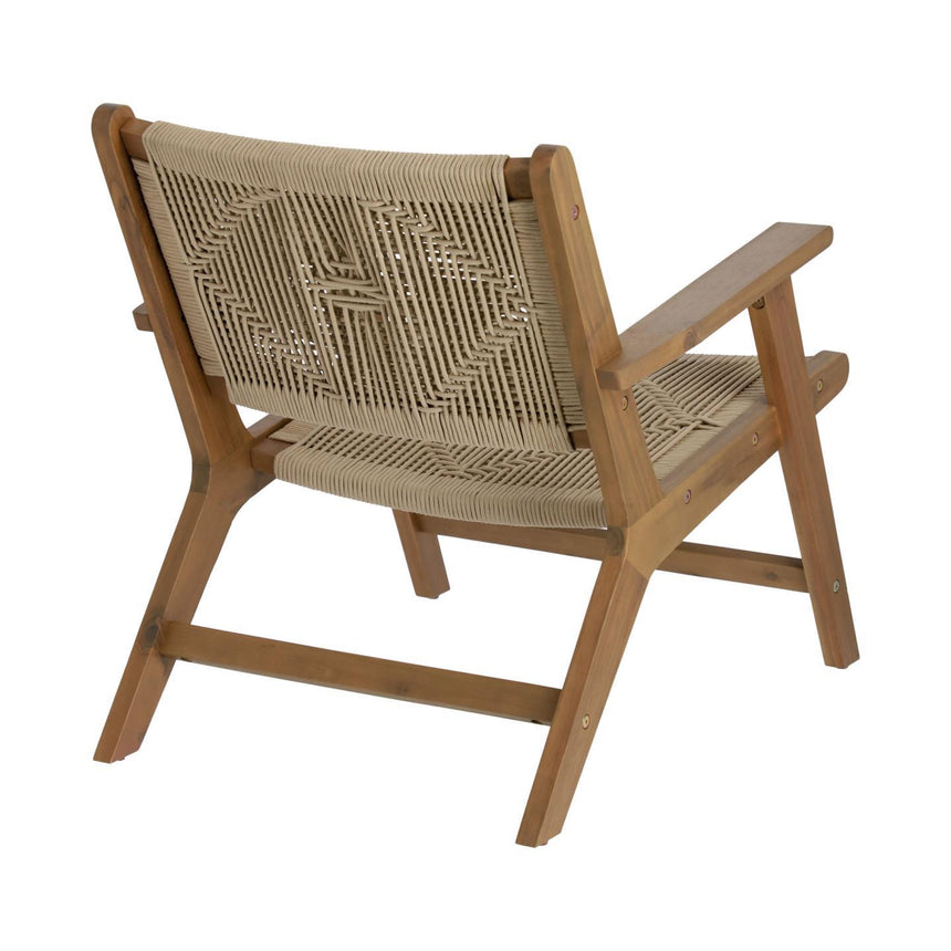 Geralda Sessel aus Akazienholz mit dunklem Finish FSC 100% - ZEN ZONE Furniture