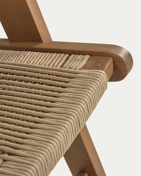 Geralda Sessel aus Akazienholz mit dunklem Finish FSC 100% - ZEN ZONE Furniture