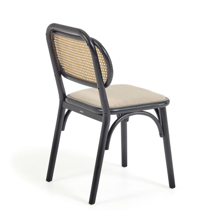 Doriane Stuhl Schwarz - ZEN ZONE Furniture