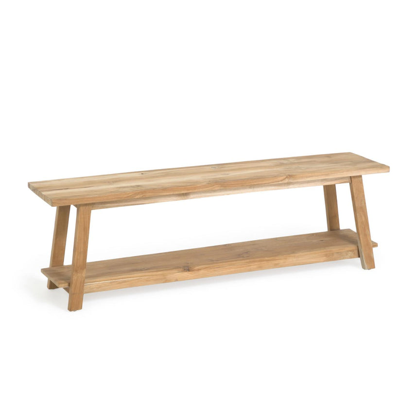 Safara Bank aus massivem recyceltem Teakholz 150 cm - ZEN ZONE Furniture