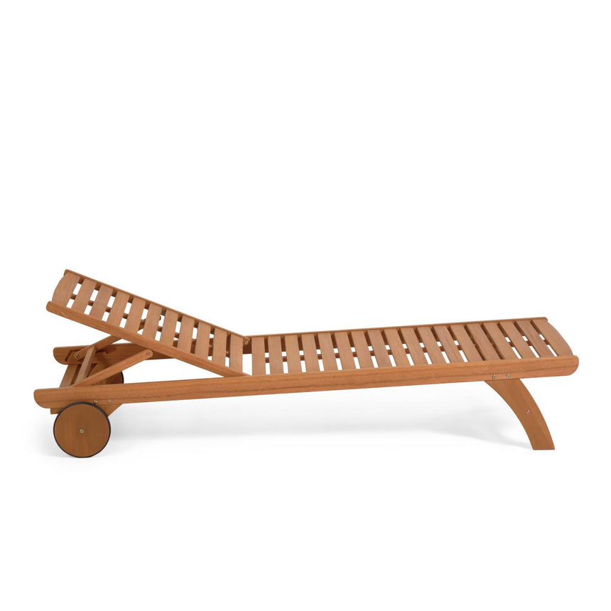 Beila Sonnenliege aus massivem Eukalyptusholz FSC 100% - ZEN ZONE Furniture