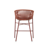Yanet stapelbarer Hocker aus Seil in Terrakotta Höhe 65 cm - ZEN ZONE Furniture