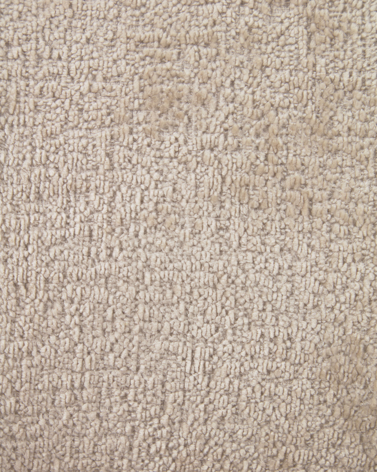 Stuhl Mael aus beigem Chenille und Stahlbeinen mit schwarzem Finish - ZEN ZONE Furniture