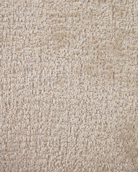 Stuhl Mael aus beigem Chenille und Stahlbeinen mit schwarzem Finish - ZEN ZONE Furniture