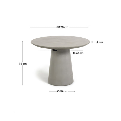 Itai Outdoor Tisch Ø 120 cm - ZEN ZONE
