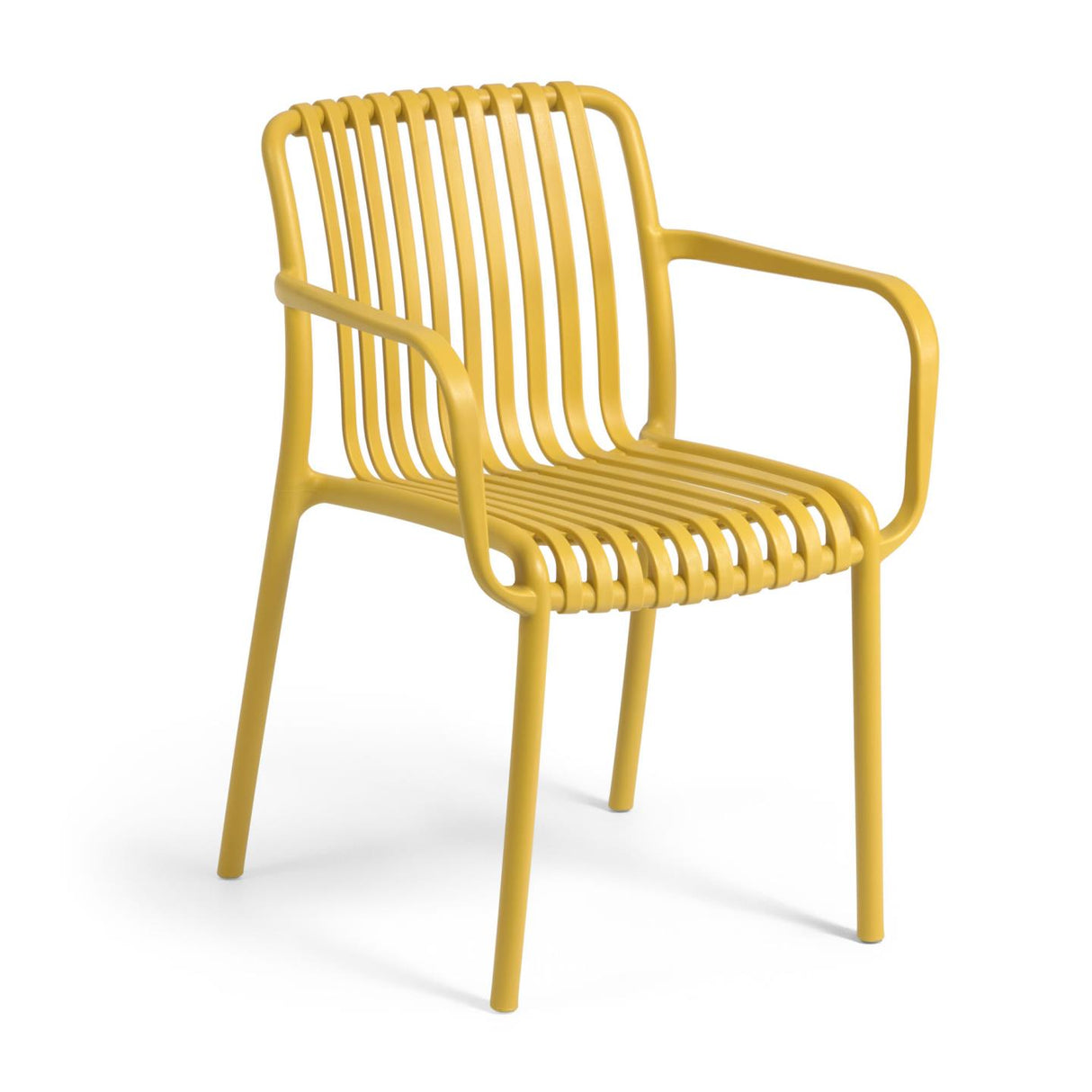 Stapelbarer Outdoor Stuhl Isabellini gelb - ZEN ZONE Furniture