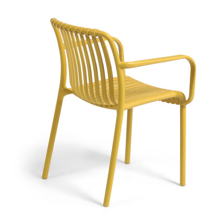Stapelbarer Outdoor Stuhl Isabellini gelb - ZEN ZONE Furniture