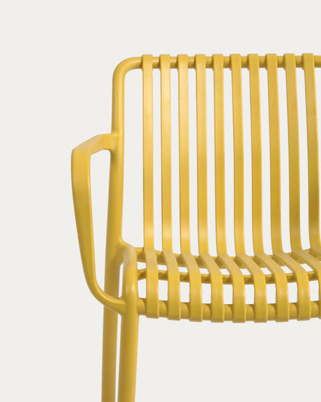 Stapelbarer Outdoor Stuhl Isabellini gelb - ZEN ZONE Furniture