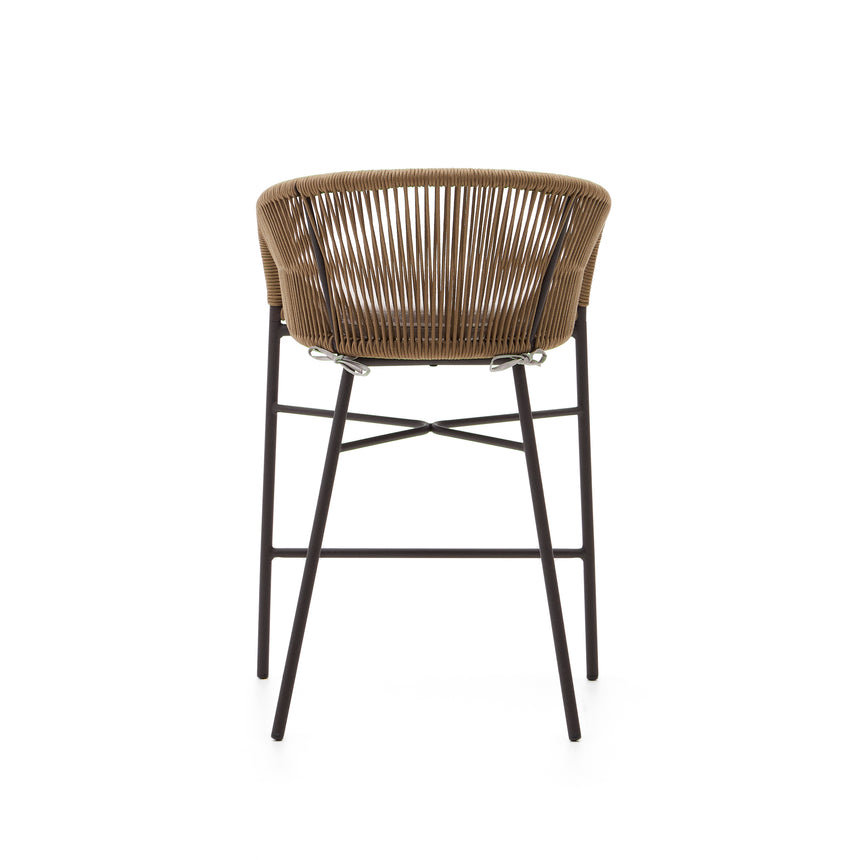 Yanet Hocker aus beigem Seil Höhe 65 cm - ZEN ZONE Furniture