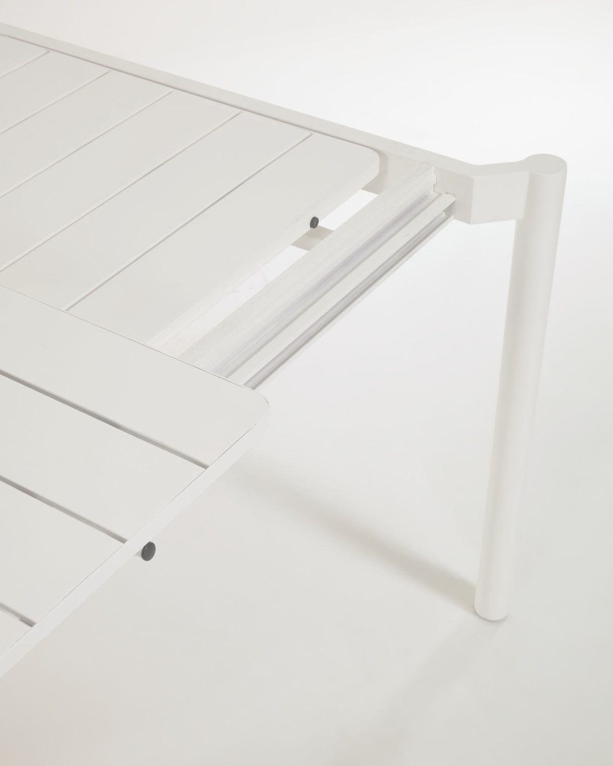Zaltana Ausziehtisch für den Außenbereich aus Aluminium in Hellgrau 180 (240) x 100 cm - ZEN ZONE Furniture