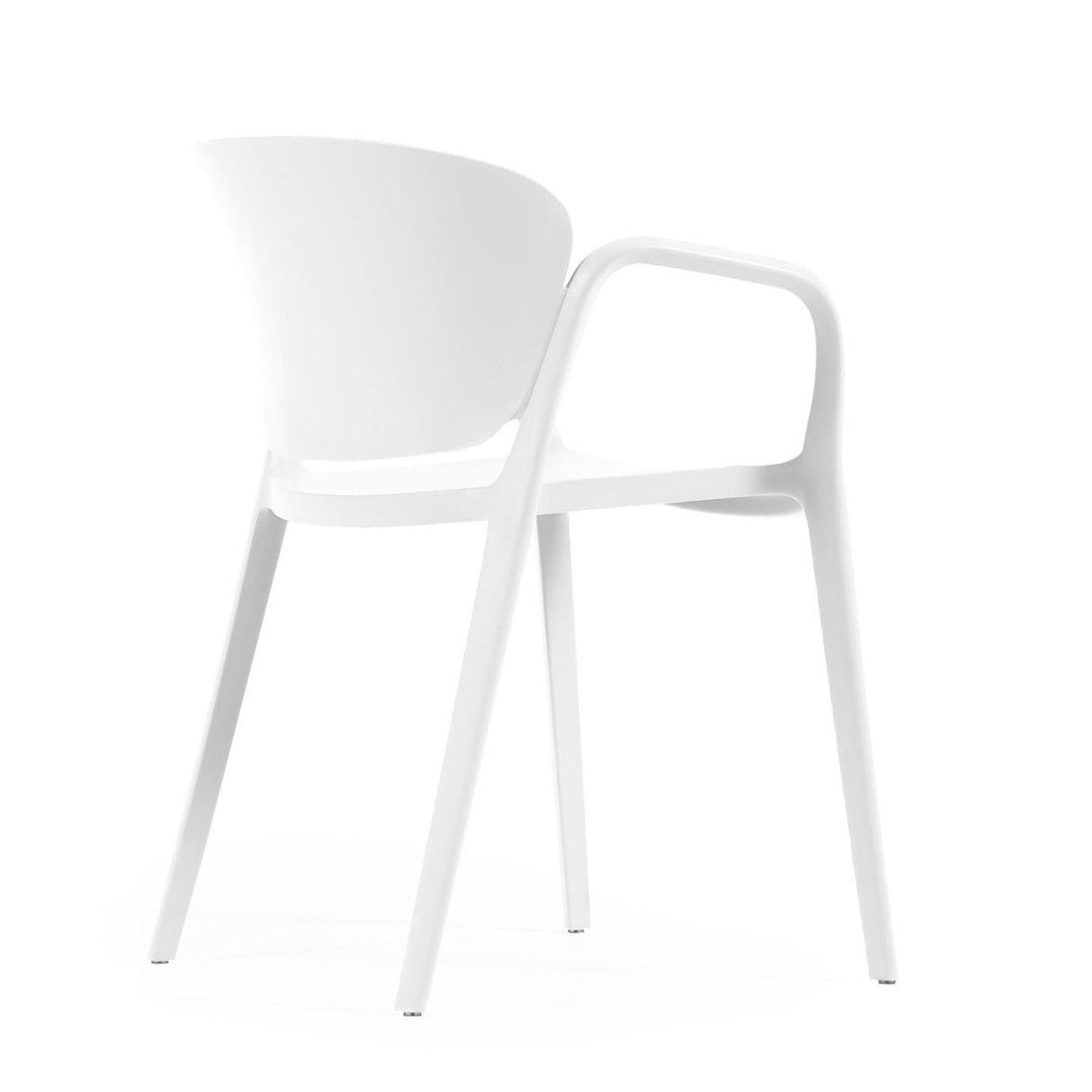 Ania stapelbarer Stuhl 100% outdoor weiß - ZEN ZONE Furniture