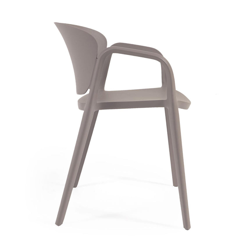 Ania stapelbarer Stuhl 100% outdoor braun - ZEN ZONE Furniture