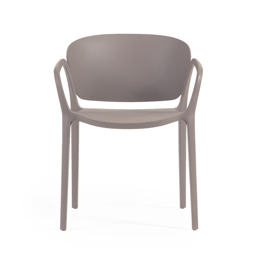 Ania stapelbarer Stuhl 100% outdoor braun - ZEN ZONE Furniture