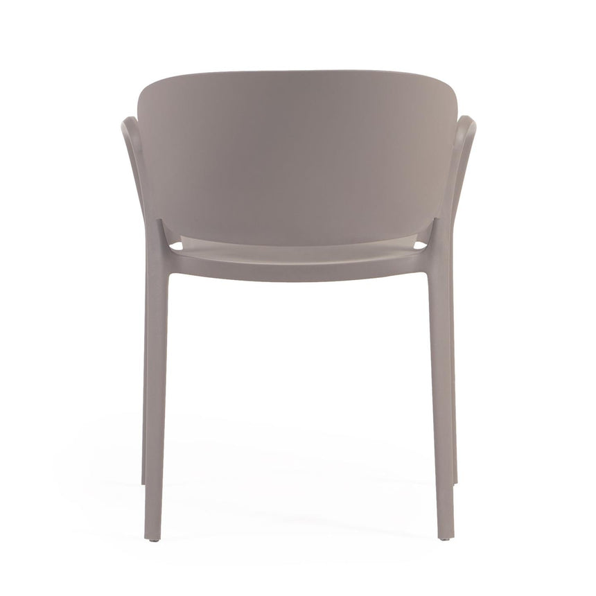 Ania stapelbarer Stuhl 100% outdoor braun - ZEN ZONE Furniture