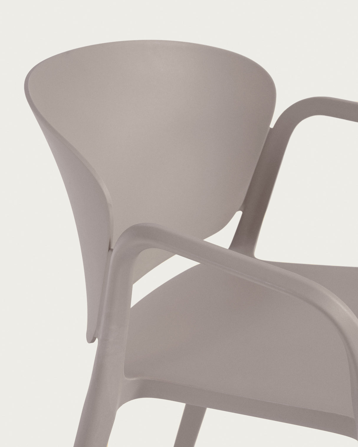 Ania stapelbarer Stuhl 100% outdoor braun - ZEN ZONE Furniture