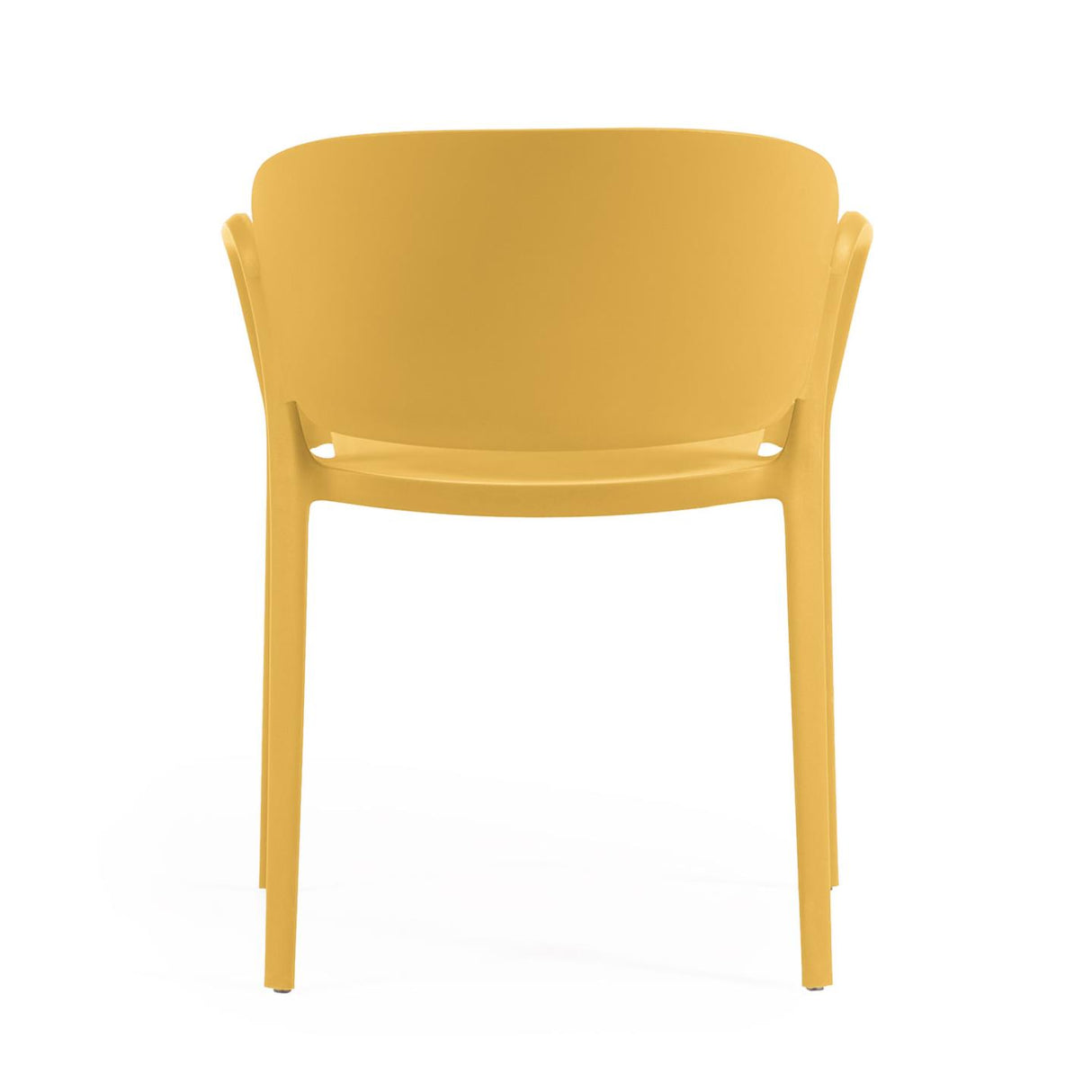 Ania stapelbarer Stuhl 100% outdoor gelb - ZEN ZONE Furniture