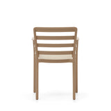 Nariet stapelbarer Gartenstuhl aus Kunststoff in Beige - ZEN ZONE Furniture