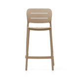 Morella Outdoor-Hocker aus Kunststoff in Beige Höhe 65 cm - ZEN ZONE Furniture