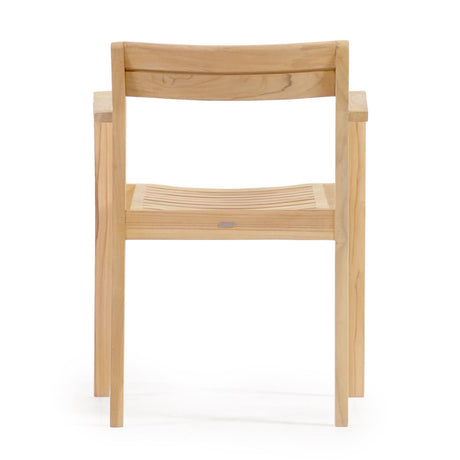 Victoire stapelbarer Gartenstuhl aus massivem Teakholz - ZEN ZONE Furniture