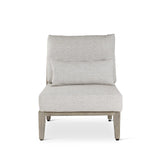 Gartenstuhl Anais in grau aus Teakholz mit beigen Kissen - ZEN ZONE Furniture
