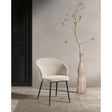 CRES Sessel in Naturfarben, anthrazitfarbene Metallbeine - ZEN ZONE
