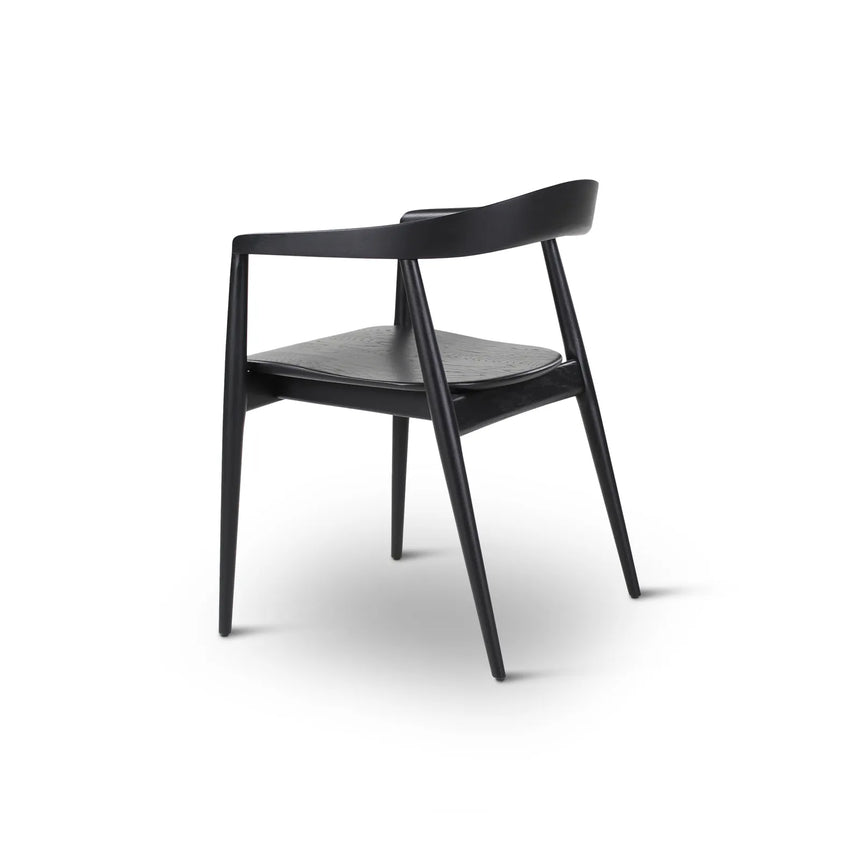 PURA Essstuhl schwarz aus Holz - ZEN ZONE Furniture
