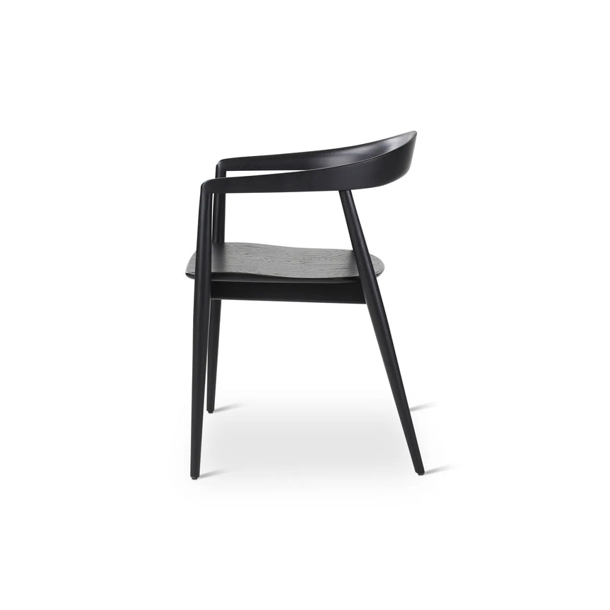 PURA Essstuhl schwarz aus Holz - ZEN ZONE Furniture